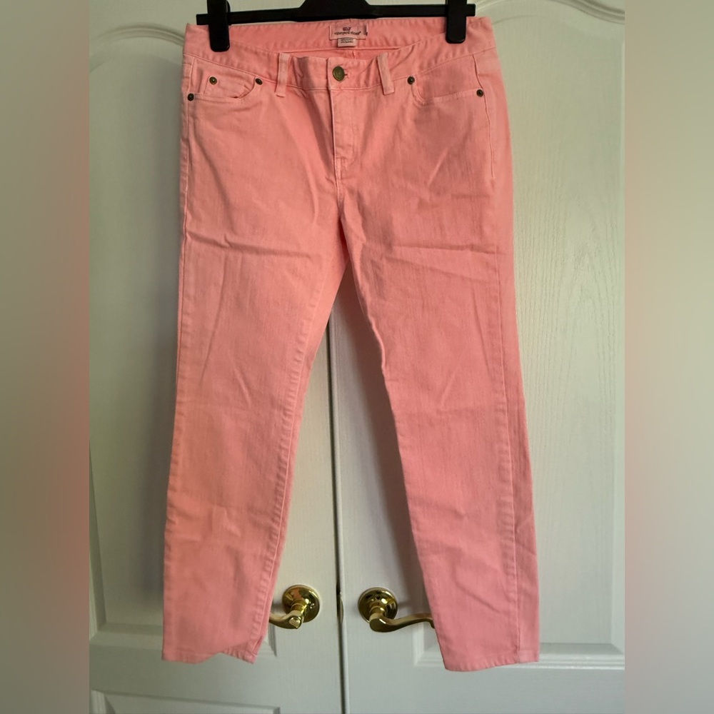 Vineyard Vines Light Pink Ankle Jeans